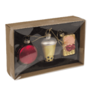 Décoration pour sapin noel en verre, Bubble Tea,