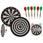 Dart board game with 6 darts, D: ca. 36.5 cm,