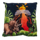 Decoration cushion, dinosaur, with 6 LED