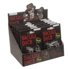 Dice, Skull, glow in the dark,