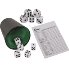 Dice game set, 5 dices, 1 dice cup,