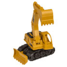 Digger with friction & moveable arm,