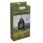 Ducha solar de camping de unos 10 litros,