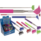 Extendable metal back scratcher,