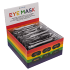 Eye Mask with English slogans, Rainbow,