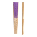 Fächer, Pastellfarben, ca. 21 cm, aus Bambus,