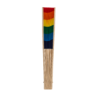 Fächer, Pride, ca. 21 cm, aus Bambus,