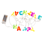 Fairy lights LED "Happy Birthday", L: 1,70 m.,