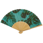 Fan, Tropical, 21 cm, bamboo,
