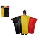 Fan-Umhang, Belgienflagge, ca. 87 x 150 cm,