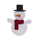 Felt sock with Christmas figure (Snowman,