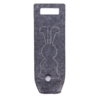Felt Wine Bag, Easter Bunny, ca. 15 x 41 x 9 cm