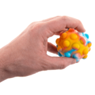 Fidget Pop Ball, Arcobaleno, D: ca. 7 cm,