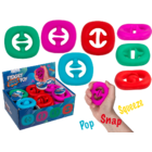Fidget Snap Squeeze Toy, Silicone,