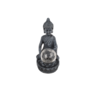 Figura de Buda solar de poliresina,