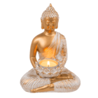 Figura decorativa, Buddha, con portacandele,