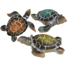 Figurine de décoration en polyrésine, tortue