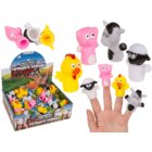 Finger puppet, Farmyard animals, 6-8 cm,