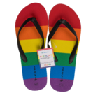 Flip Flops, Rainbow, Pride, Size 40/41