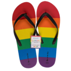 Flip Flops, Rainbow, Pride, Size 46/47