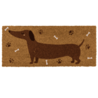 Floor mat, dachshund, 70 x 30 cm,