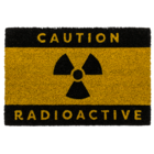 Floor mat,Caution - Radioactive, ca. 60 x 40 cm,