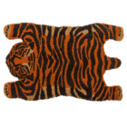 Floor mat in animal design, tiger, 60 x 40 cm,