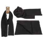 Foulard uni, noir