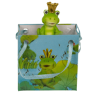 Frog Prince, in paper bag with design,