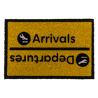 Fußmatte, Arrivals-Departures, ca. 60 x 40 cm,