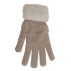 Gants douillets, couleur unie