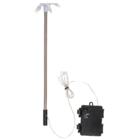 Garden Stake, Burst Star, with 14 LED, colourful,