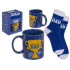 Geschenkset, World's Best Dad, Becher und Socken,