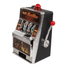 Gioco alcolico, Slot machine, con 5 bicchierini,