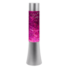 Glitter lamp with colour changing LED,