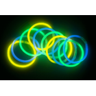 Glow bracelet, Glow, ca. 20 cm, 3 colours ass.,