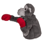 Gorilla combattente in peluche, 22 x 13 cm