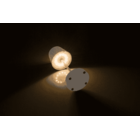 Graue Tisch-Lampe mit LED,