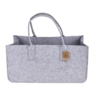 Grey felt bag for wood,