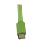 Grünes USB-Datenkabel für iPhone, Typ C & Micro