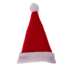 Haarclip, Weihnachtsmütze, ca. 8 cm,
