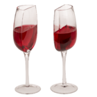 Half a Wine Glass, approx. 21 x 8 cm,