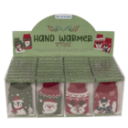 Hand warmer with knitted cover, X-MAS