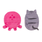 Hand warmer with plush cover,