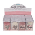 Hand warmer with textile cover, Sweet & Love,