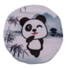 Handwärmer mit Fleeceüberzug, Panda, ca. 11 cm,