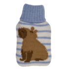 Handwarmer, hot water bottle witt knitted cover,