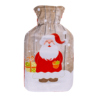 Hot water bottle Christmas Santa, penguin,