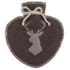 Hot water bottle in heart shape, Deer,