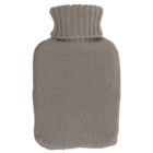 Hot water bottle with knitted cover, Cable Stitch,